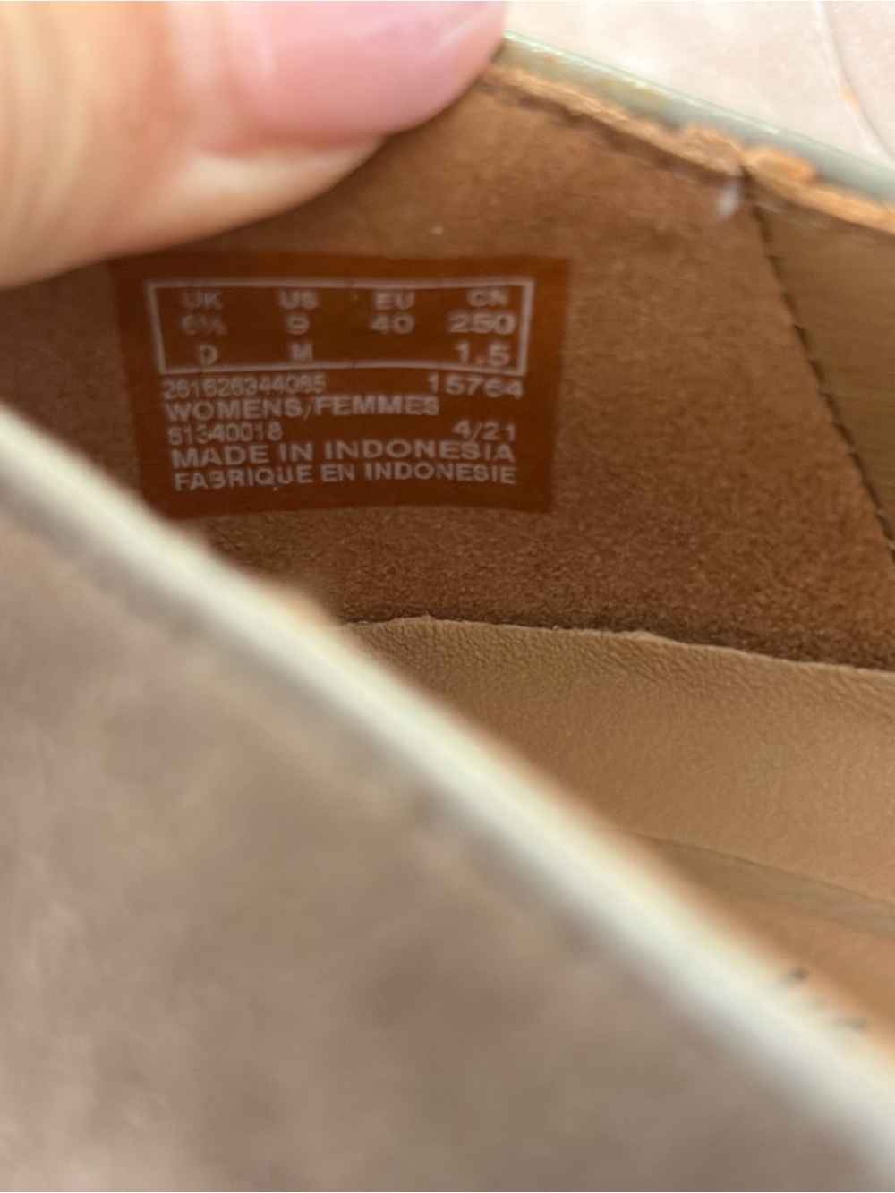 Clarks Un Blush Ease Loafers NEW size 9 in Pebble Suede Unstructured Comfort - Picture 6 of 14